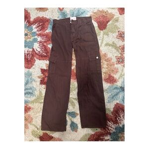revice denim brown cargo pants